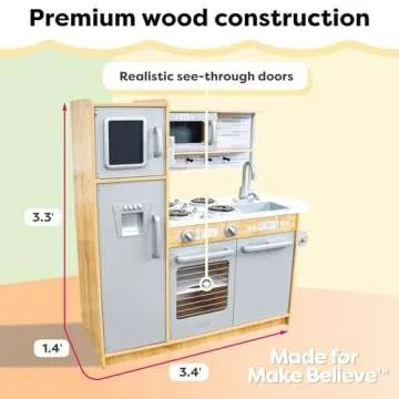 KidKraft Stylish Wooden Kitchen Set for Ages 3+