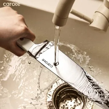 Razor-Sharp CAROTE 11PCS Kitchen Knife Set with Block