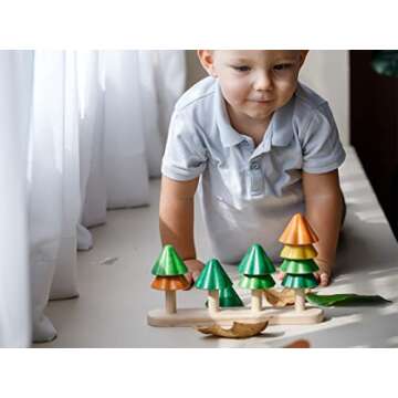 PlanToys Sort & Count Trees - Sustainable Educational Toy