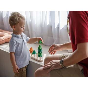 PlanToys Sort & Count Trees - Sustainable Educational Toy