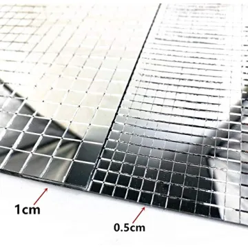 Self Adhesive Glass Mirror Tiles for Crafting Projects