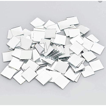 Self Adhesive Glass Mirror Tiles for Crafting Projects