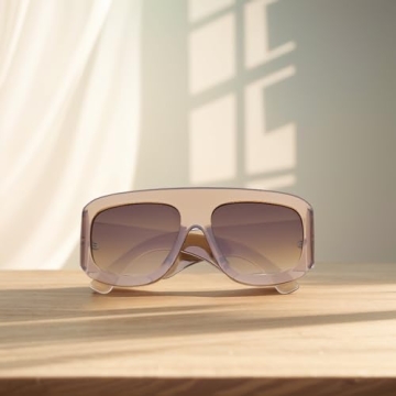 Stylish Haqptul Oversized Square Aviator Sunglasses for Everyone