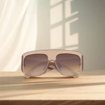 Stylish Haqptul Oversized Square Aviator Sunglasses for Everyone