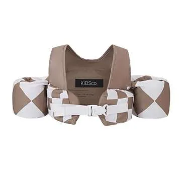 KIDSco Swim Vest for Kids 30-50 lbs | Toddler Swimming Aid with Shoulder Strap and Water Wings | Cut...