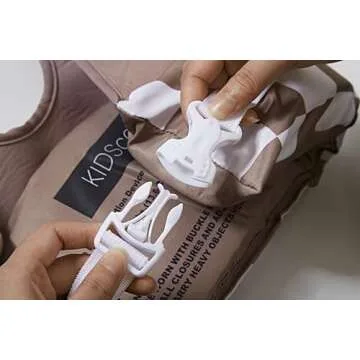 KIDSco Swim Vest for Kids 30-50 lbs | Toddler Swimming Aid with Shoulder Strap and Water Wings | Cute Swim Floaties for Boys and Girls 2 to 6 Years for Pool and Beach (Tan Checkerboard)