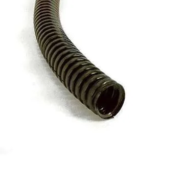 20 FT 1/4" INCH Split Loom Tubing Wire Conduit Hose Cover Auto Home Marine Black