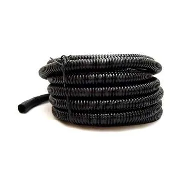 Durable 20 FT Black Split Loom Tubing for Wires