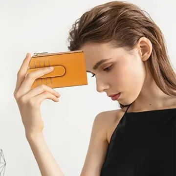 AirTag Bifold Wallet: Women's Genuine Leather Holder