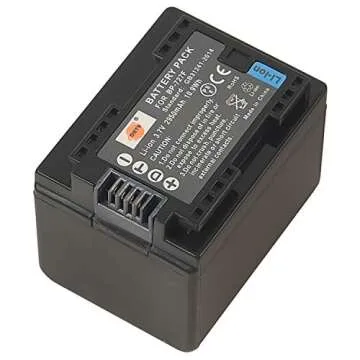 DSTE Replacement for 2X BP-727 Fully Decoded Battery Compatible Canon CG-700 Vixia HF R30 R32 R40 R42 R50 R52 R60 R62 R66 R70 R72 R300 R400 R500 R700 M50 M52 M500 M506 SLR as BP-727F BP-718