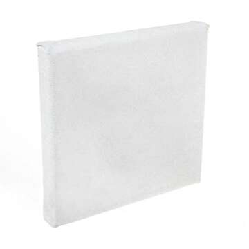 Mini Canvas Panels 4" x 4" Pack of 24, STARVAST Stretched Small Canvas 100% Cotton Canvas Boards for Paintings Craft Small Acrylics Oil Projects