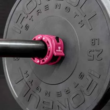 Locking 2" Olympic Barbell Collars for Weightlifting