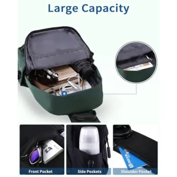 Seoky Rop Lightweight Waterproof Sling Bag for Travel