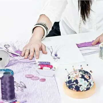 Stylish Rolybag Pin Cushion for Sewing and Crafts