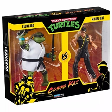 TMNT X Cobra Kai Leonardo VS Miguel Diaz Action Figures 2-Pack