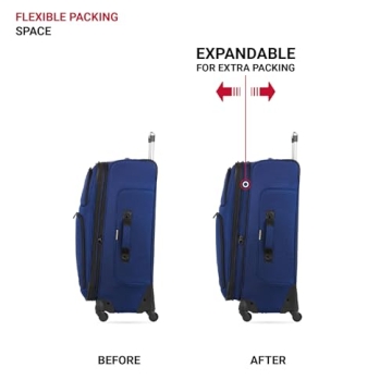 SwissGear Sion 2-Piece Softside Luggage Set, Blue