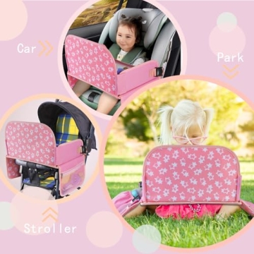 MENZOKE Kids Travel Tray with Tablet Holder in Pink