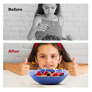 RAYNAG Kids Bento Box Food Picks - Fun Mealtime Solution