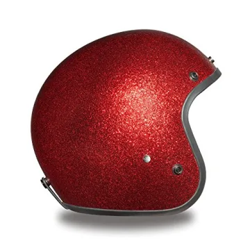 Lightweight Daytona Cruiser Helmet - Red Metal Flake