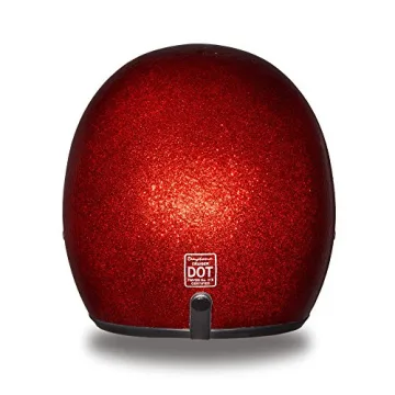 Lightweight Daytona Cruiser Helmet - Red Metal Flake