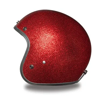 Lightweight Daytona Cruiser Helmet - Red Metal Flake
