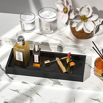 Stylish Bamboo Bathroom Vanity Tray for Elegant Organization