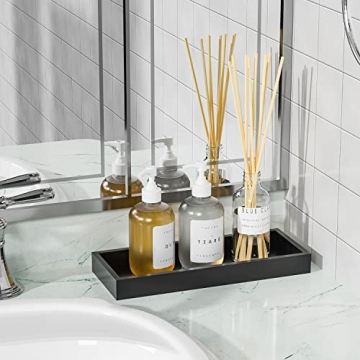 Stylish Bamboo Bathroom Vanity Tray for Elegant Organization