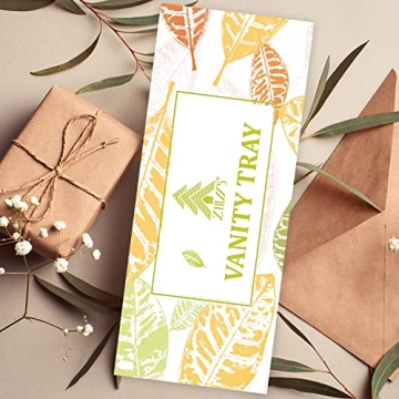 Stylish Bamboo Bathroom Vanity Tray for Elegant Organization