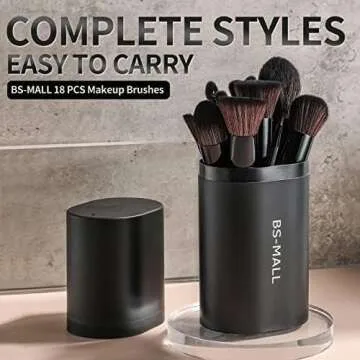 BS-MALL 18-Piece Makeup Brush Set for All Levels
