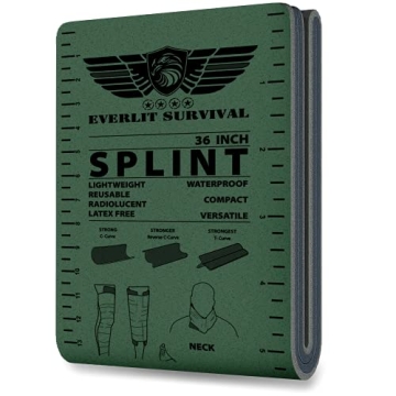 EVERLIT Survival 36 Inch Splint - Lightweight Reusable Combat Splint, Waterproof First Aid Medical T...