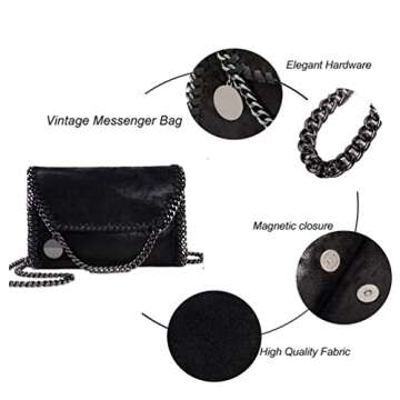 Beatfull Designer Chain Shoulder Purse for Women Soft Leather Quilted Clucth Fashion Message Crossbody bag