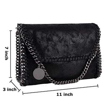 Beatfull Designer Chain Shoulder Purse for Women Soft Leather Quilted Clucth Fashion Message Crossbody bag
