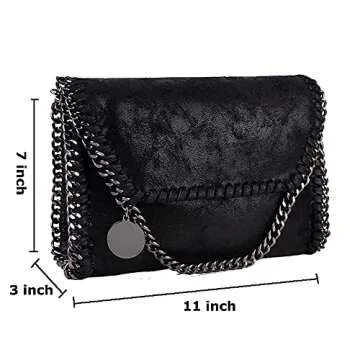 Beatfull Designer Chain Shoulder Purse for Women Soft Leather Quilted Clucth Fashion Message Crossbody bag