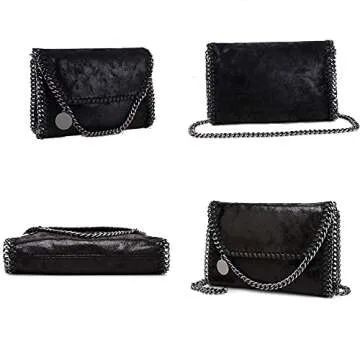Beatfull Designer Chain Shoulder Purse for Women Soft Leather Quilted Clucth Fashion Message Crossbody bag