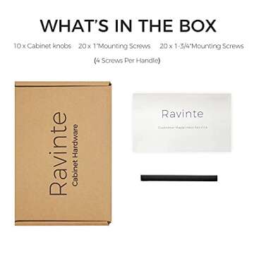 Durable Matte Black Cabinet Pulls for Kitchen