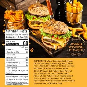 G Hughes Sugar Free Burger Sauces Variety Pack - 3 Sauces