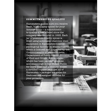 Kamenstein 18-Jar Spice Organizer Free 5-Year Refills Bamboo