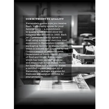 Kamenstein 18-Jar Spice Organizer Free 5-Year Refills Bamboo