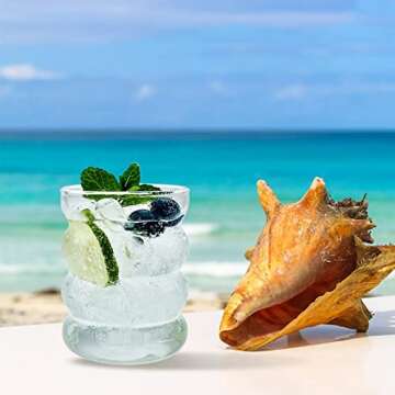APPKER Wave Shape Drinking Glasses for Every Occasion
