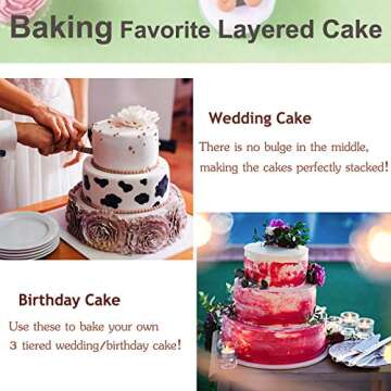 E-far Cake Pan Set: Healthy, Durable & Versatile Baking Pans