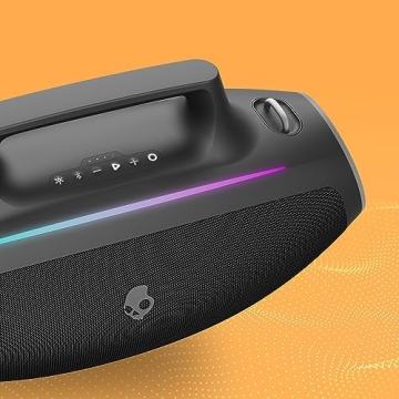 Skullcandy Barrel Bluetooth Boombox - Waterproof Speaker with LED Show