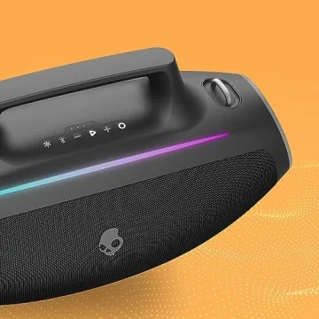Skullcandy Barrel Bluetooth Boombox - Waterproof Speaker with LED Show