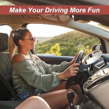 2 Pack Car Cymbal Drums for Fun Road Trips and Gifting