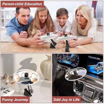 2 Pack Car Cymbal Drums for Fun Road Trips and Gifting