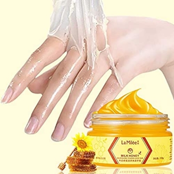 La Milee Hand Mask Milk Honey Peel Off Hydrating Wax