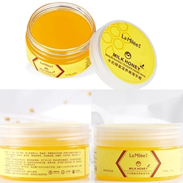 La Milee Hand Mask Milk Honey Peel Off Hydrating Wax