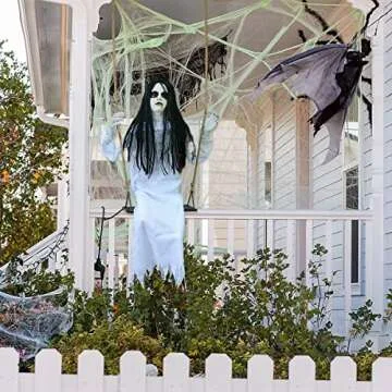 PARTYGEARS Halloween Hanging Ghost Decoration for Spooky Fun