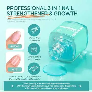 Morovan Gel Nail Polish Remover Kit: Quality Gel Polish Remover for Nails with Nail Strengthener Liquid Latex Tape Peel off Cuticle Pusher Quick Gel Remover for Nails in 3-5 min No Soaking Or Wrapping