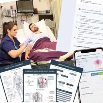 Complete Nursing School Package: Lifetime Access, SIMCLEX® NCLEX Simulator, 6,500+ Questions, ScrubCheats, Books: NCLEX Review, 140 Must-Know Meds, Nursing Mnemonics, 63 Lab Values, NCLEX Flash Notes