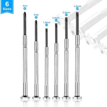 6PCS Mini Screwdriver Set for Precision Repairs